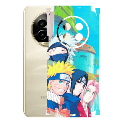 Realme Phone Skins (All Models) - Team Minato And Kakashi - Matte Finish (M-101) Realme 14 Pro Lite