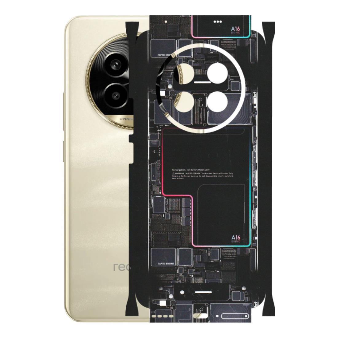 Realme Phone Skins (All Models) - Motherboard Circuit Layout - Matte Finish (M-117) Realme 14 Pro Lite