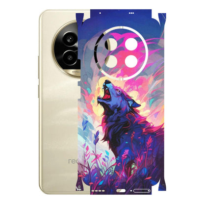 Realme Phone Skins (All Models) - New Wild Wolf Abstract - Matte Finish (M-125) Realme 14 Pro Lite
