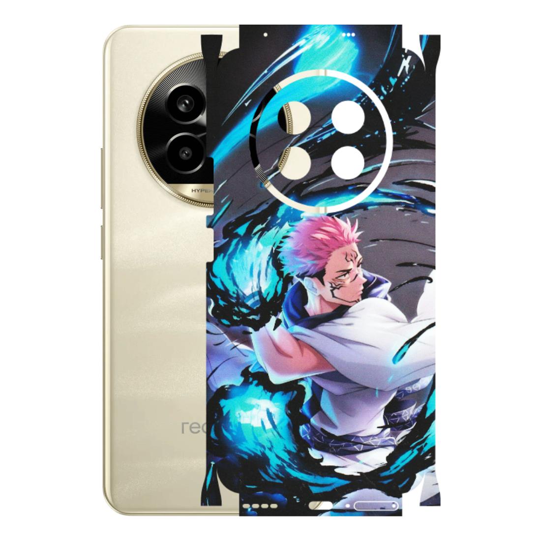 Realme Phone Skins (All Models) - New Jujutsu Kaisen Grey Blue Anime - Matte Finish (M-127) Realme 14 Pro Lite