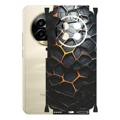 Realme Phone Skins (All Models) - New Abstract Graphite Tiles - Matte Finish (M-130) Realme 14 Pro Lite