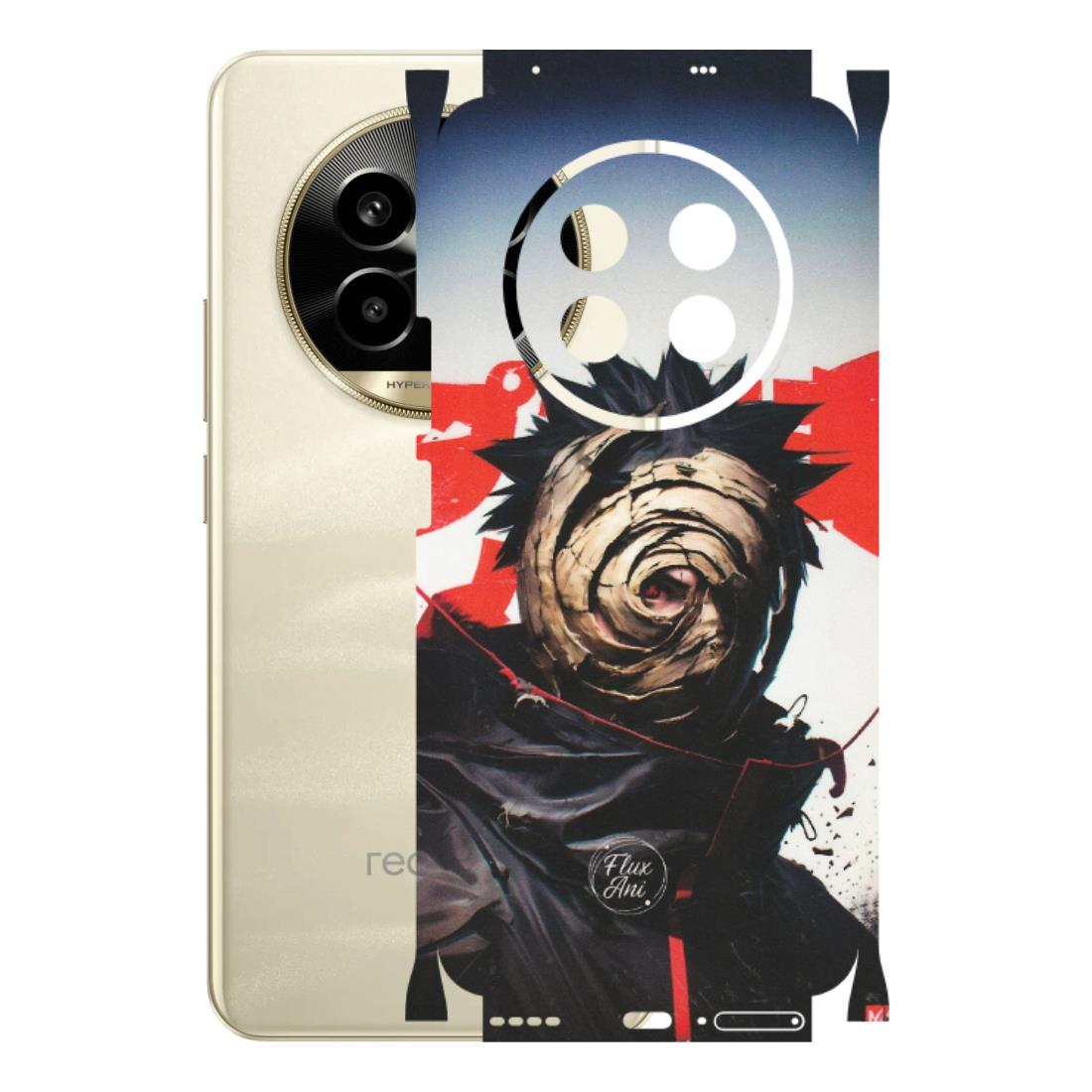 Realme Phone Skins (All Models) - Obito Uchiha Cool Anime - Matte Finish (M-134) Realme 14 Pro Lite