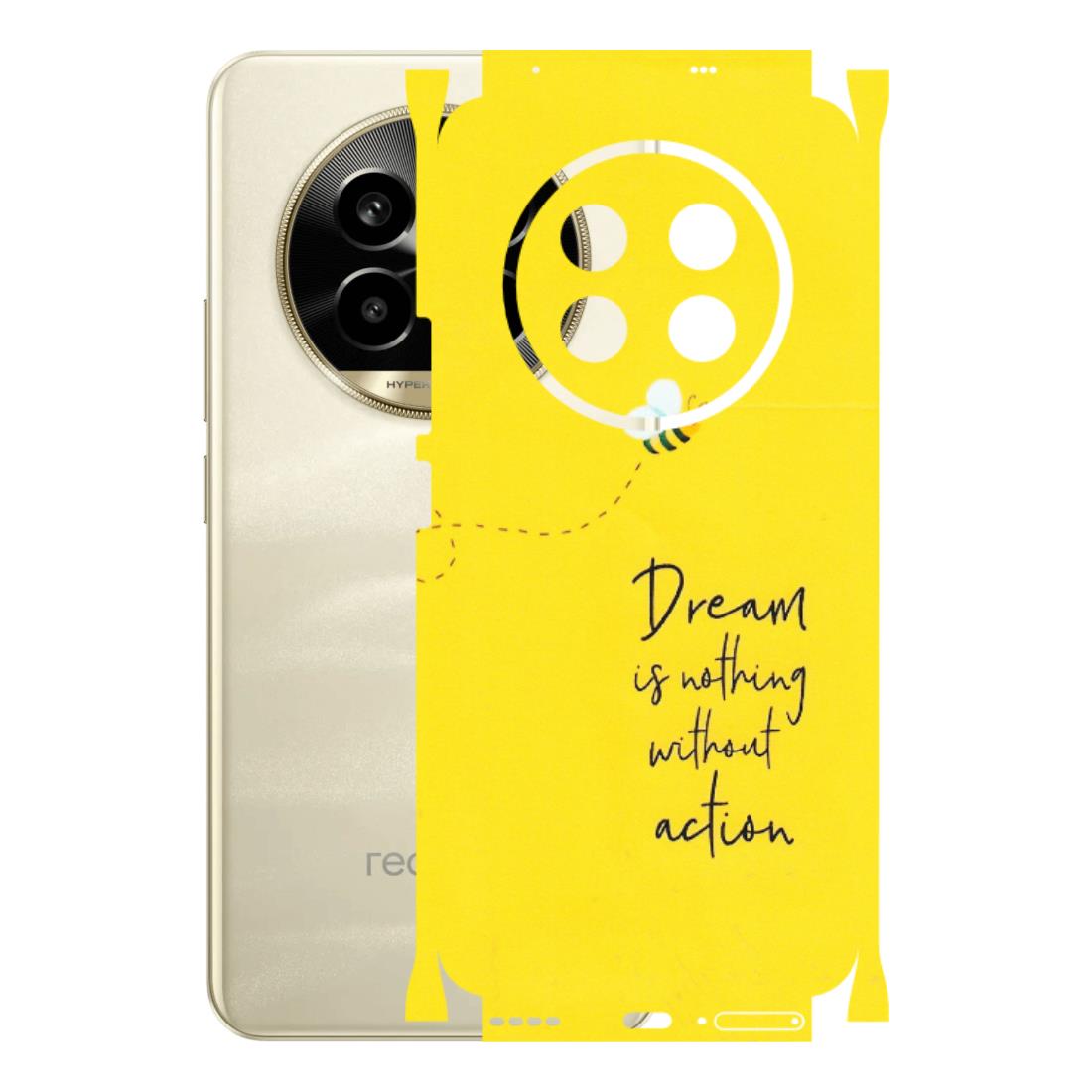 Realme Phone Skins (All Models) - Dream Is Nothing Without Action - Matte Finish (M-138) Realme 14 Pro Lite