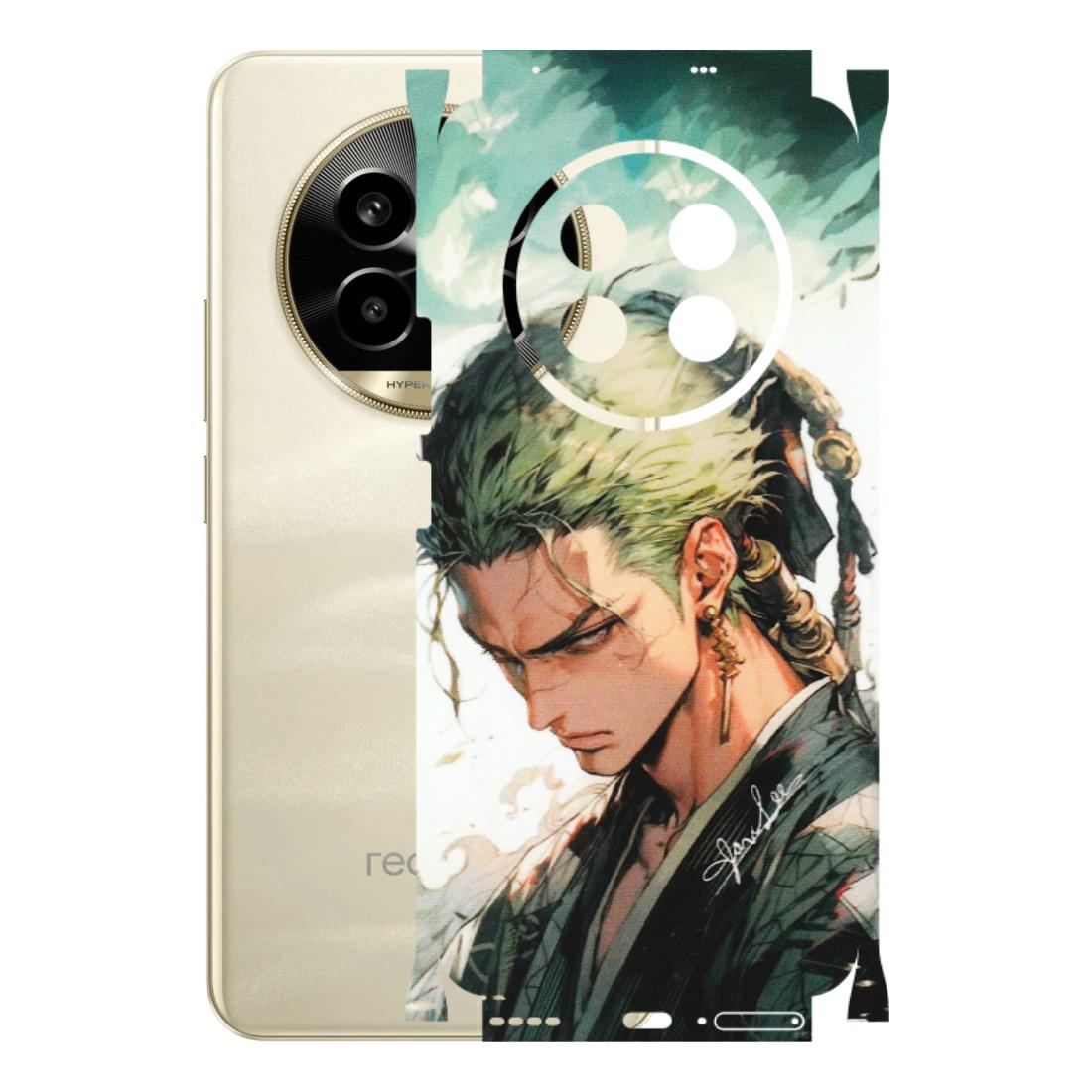 Realme Phone Skins (All Models) - New Roronoa Zoro One Picece Anime - Matte Finish (M-140) Realme 14 Pro Lite