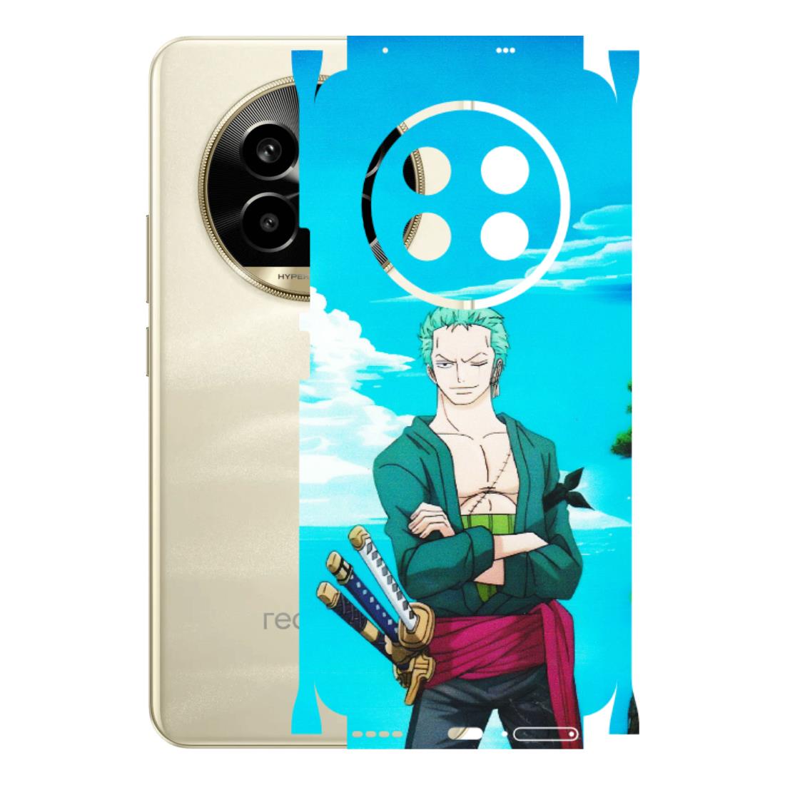 Realme Phone Skins (All Models) - Cool Swordman Zoro Anime - Matte Finish (M-143) Realme 14 Pro Lite