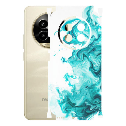 Realme Phone Skins (All Models) - Sky Blue Abstract Colour - Matte Finish (M-146) Realme 14 Pro Lite