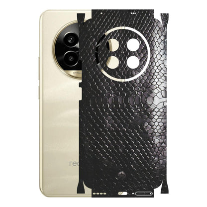 Realme Phone Skins (All Models) - Black Snack Leather - Matte Finish (M-147) Realme 14 Pro Lite