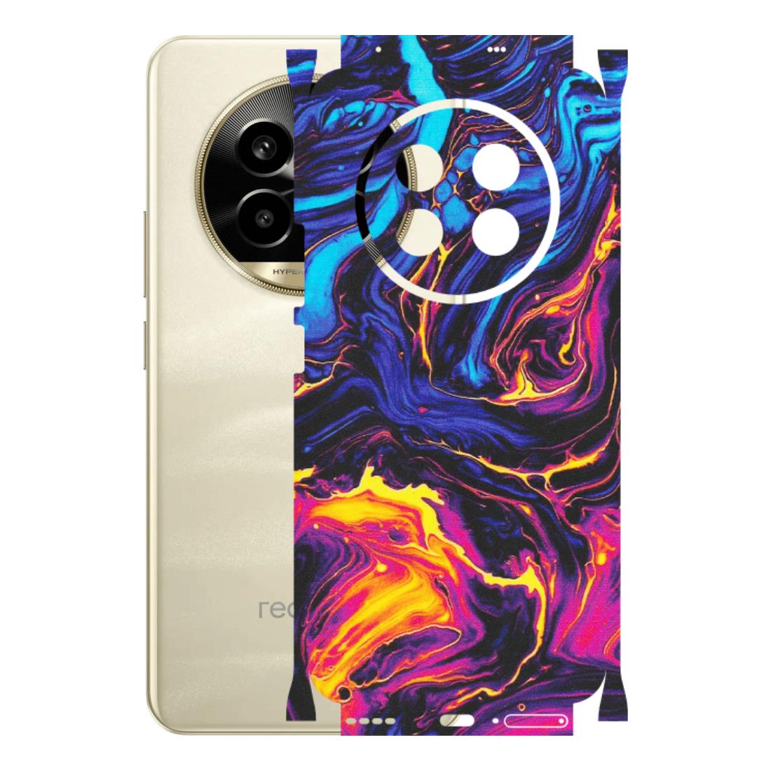 Realme Phone Skins (All Models) - Abstract Paint Classy - Matte Finish (M-15) Realme 14 Pro Lite