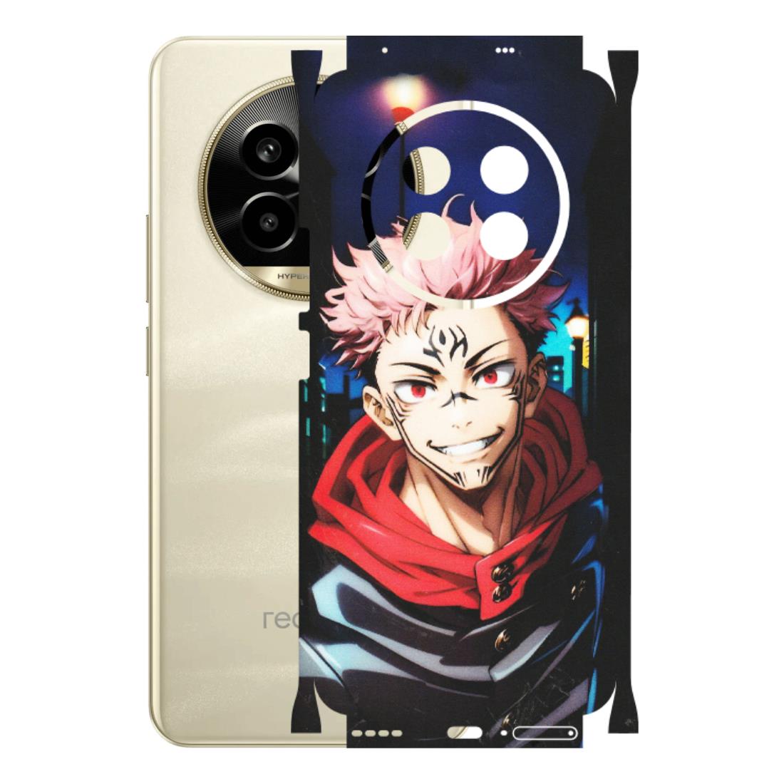Realme Phone Skins (All Models) - Yuji Itadori Funny Face Anime - Matte Finish (M-152) Realme 14 Pro Lite