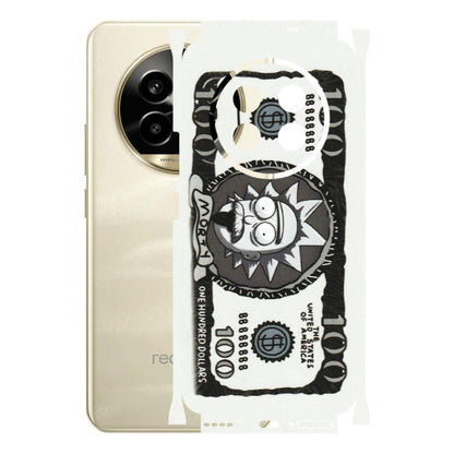 Realme Phone Skins (All Models) - Rick And Morty Hundred Dollar Anime - Matte Finish (M-161) Realme 14 Pro Lite