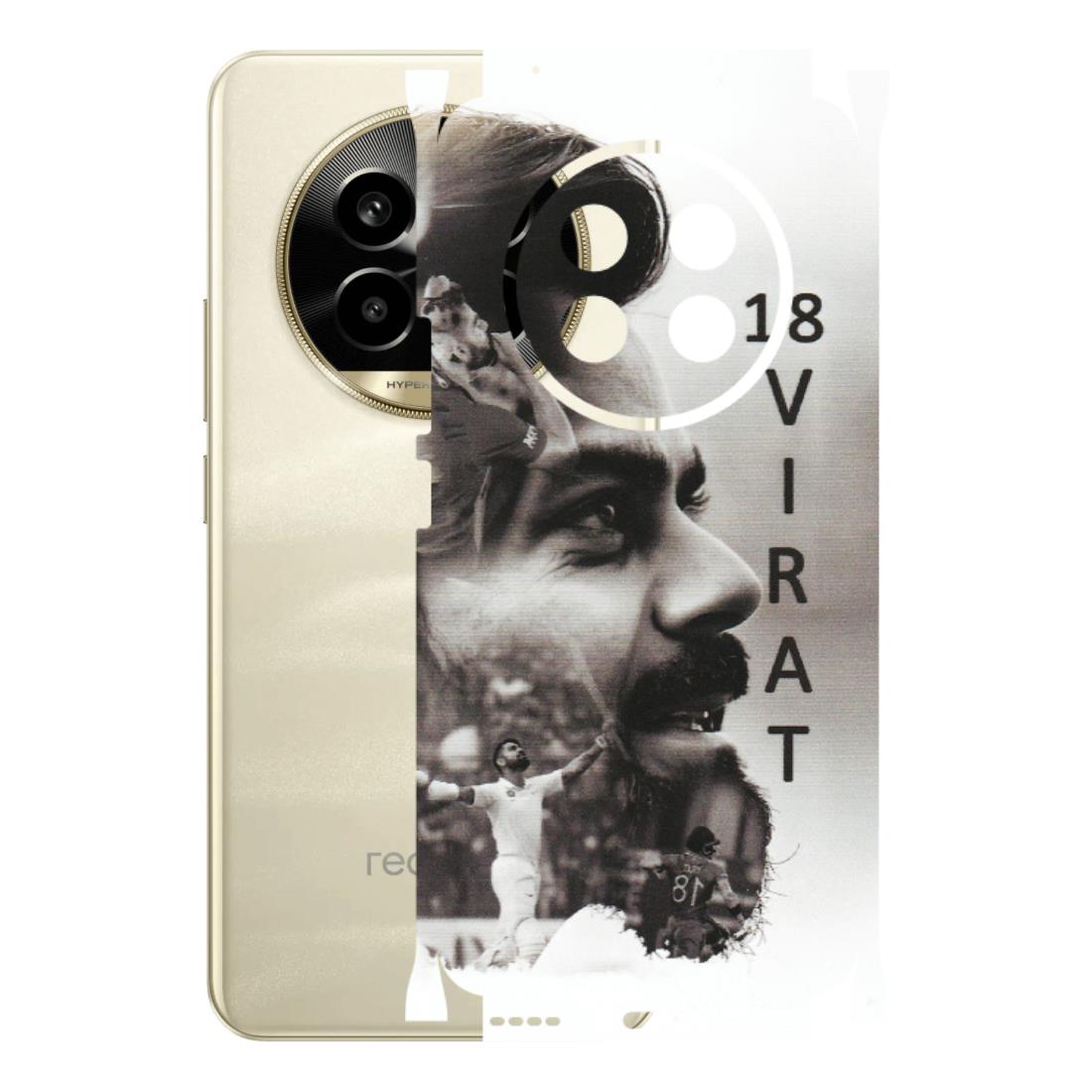 Realme Phone Skins (All Models) - Virat Kohli Cricketer - Matte Finish (M-163) Realme 14 Pro Lite