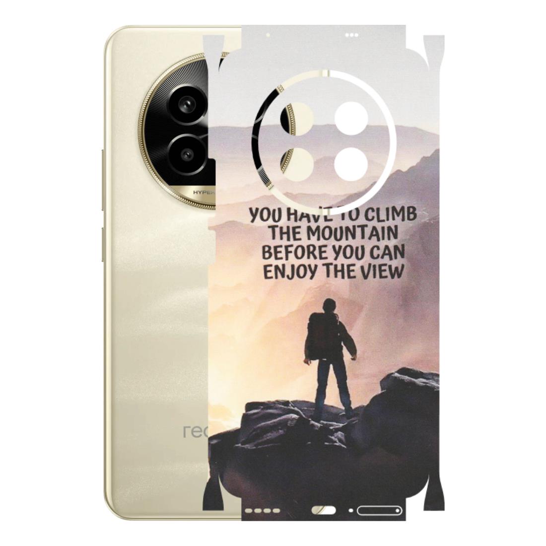 Realme Phone Skins (All Models) - Motivational Hiking Mountain - Matte Finish (M-28) Realme 14 Pro Lite