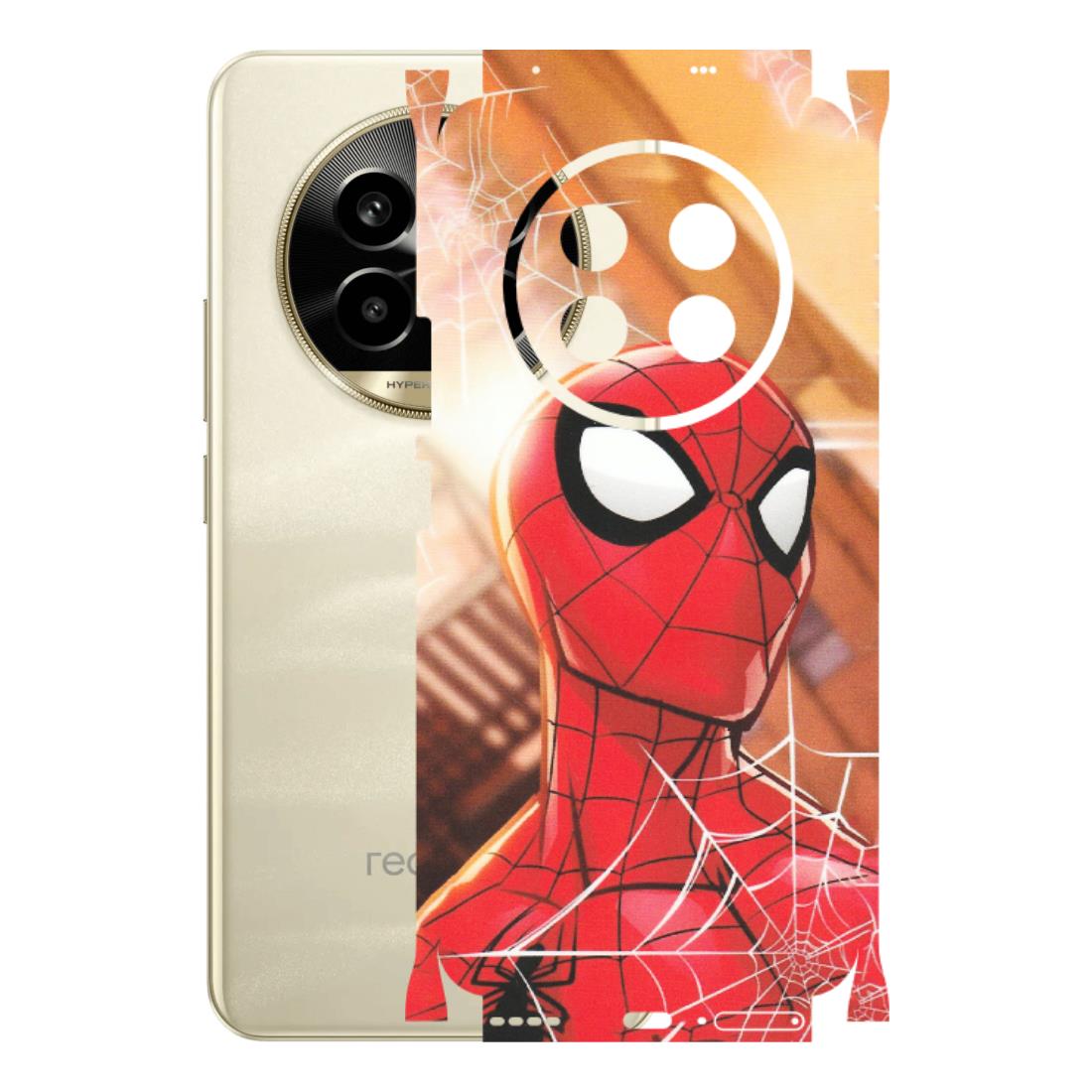 Realme Phone Skins (All Models) - Spiderman Face New - Matte Finish (M-41) Realme 14 Pro Lite