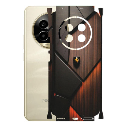 Realme Phone Skins (All Models) - Lambo Beauty Wood Pattern Sober - Matte Finish (M-51) Realme 14 Pro Lite