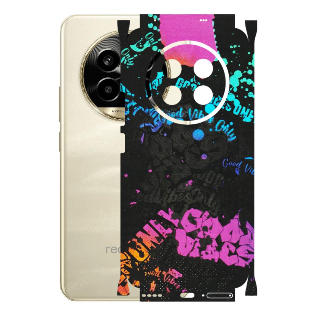 Realme Phone Skins (All Models) - Majestic Black Vibes - Matte Finish (M-62) Realme 14 Pro Lite