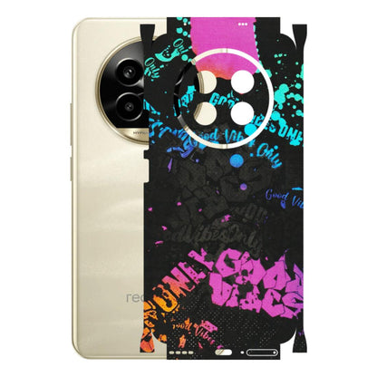 Realme Phone Skins (All Models) - Majestic Black Vibes - Matte Finish (M-62) Realme 14 Pro Lite