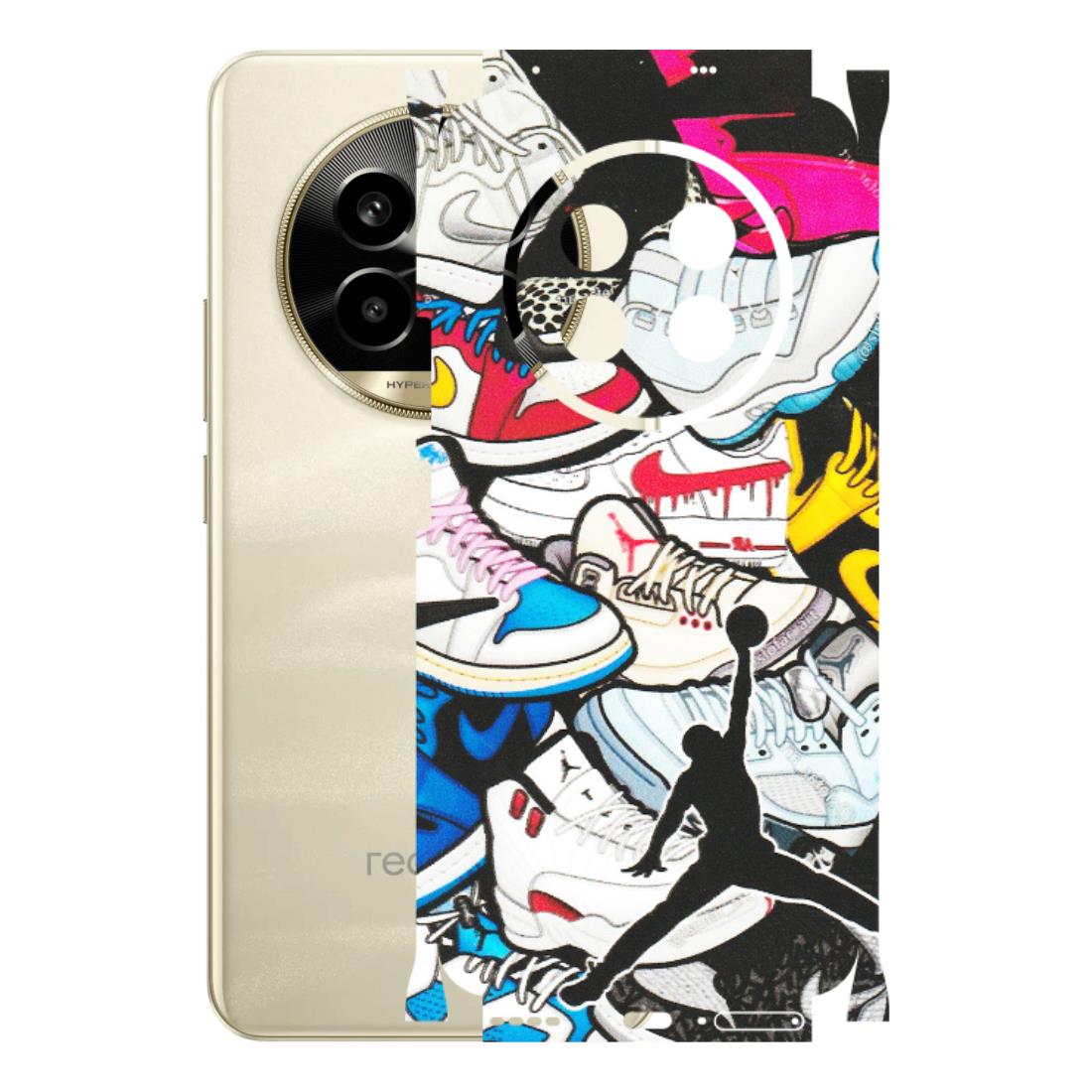 Realme Phone Skins (All Models) - Jordan Sneakers Fan - Matte Finish (M-80) Realme 14 Pro Lite