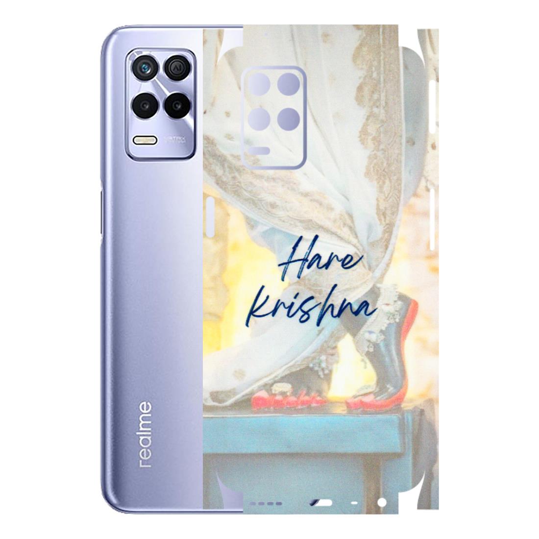 Realme Phone Skins (All Models) - Hare Krishna - 3D Embossed Finish (L-03) Realme 8S (5G)