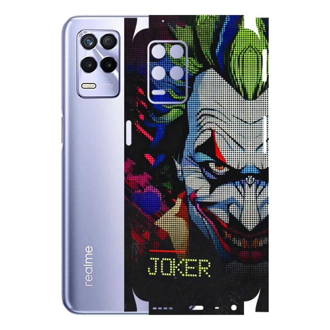 Realme Phone Skins (All Models) - Joker Dot Matrix - 3D Embossed Finish (L-08) Realme 8S (5G)