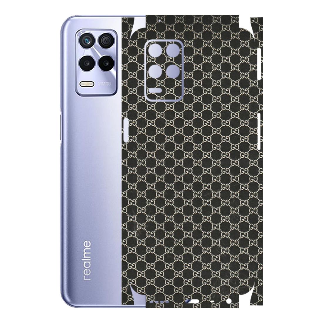 Realme Phone Skins (All Models) - Black G Print - 3D Embossed Finish (L-109) Realme 8S (5G)