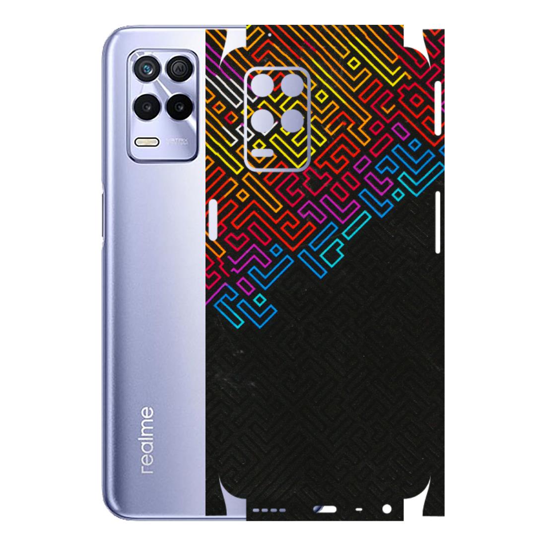 Realme Phone Skins (All Models) - Dotme Pattern Art - 3D Embossed Finish (L-121) Realme 8S (5G)