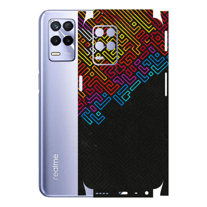 Realme Phone Skins (All Models) - Dotme Pattern Art - 3D Embossed Finish (L-121) Realme 8S (5G)