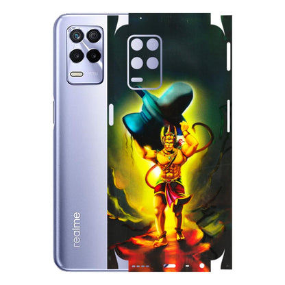 Realme Phone Skins (All Models) - Hanuman Ji - 3D Embossed Finish (L-128) Realme 8S (5G)