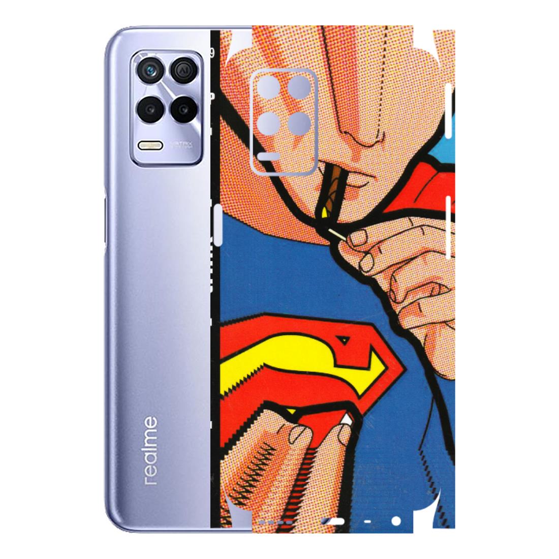 Realme Phone Skins (All Models) - Superman Sutta - 3D Embossed Finish (L-130) Realme 8S (5G)