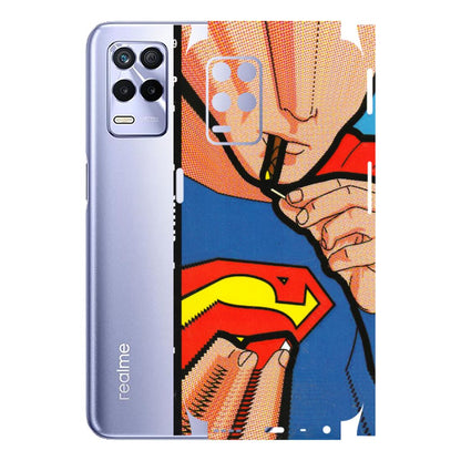 Realme Phone Skins (All Models) - Superman Sutta - 3D Embossed Finish (L-130) Realme 8S (5G)
