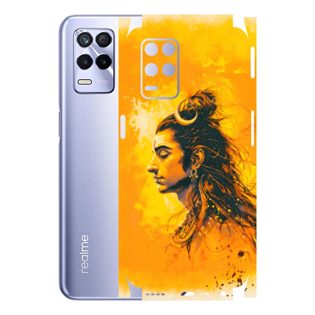 Realme Phone Skins (All Models) - Shiv Shakti - 3D Embossed Finish (L-14) Realme 8S (5G)
