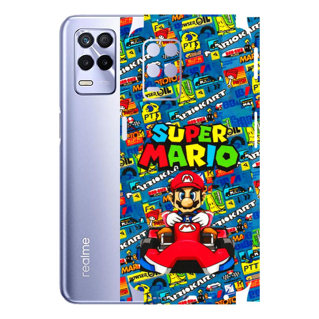 Realme Phone Skins (All Models) - Super Mario Kart - 3D Embossed Finish (L-140) Realme 8S (5G)