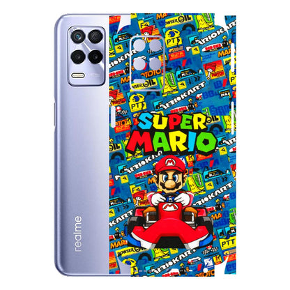 Realme Phone Skins (All Models) - Super Mario Kart - 3D Embossed Finish (L-140) Realme 8S (5G)