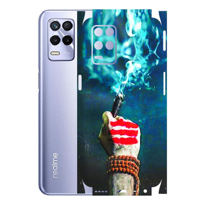 Realme Phone Skins (All Models) - Mahadev Bhakt - 3D Embossed Finish (L-146) Realme 8S (5G)