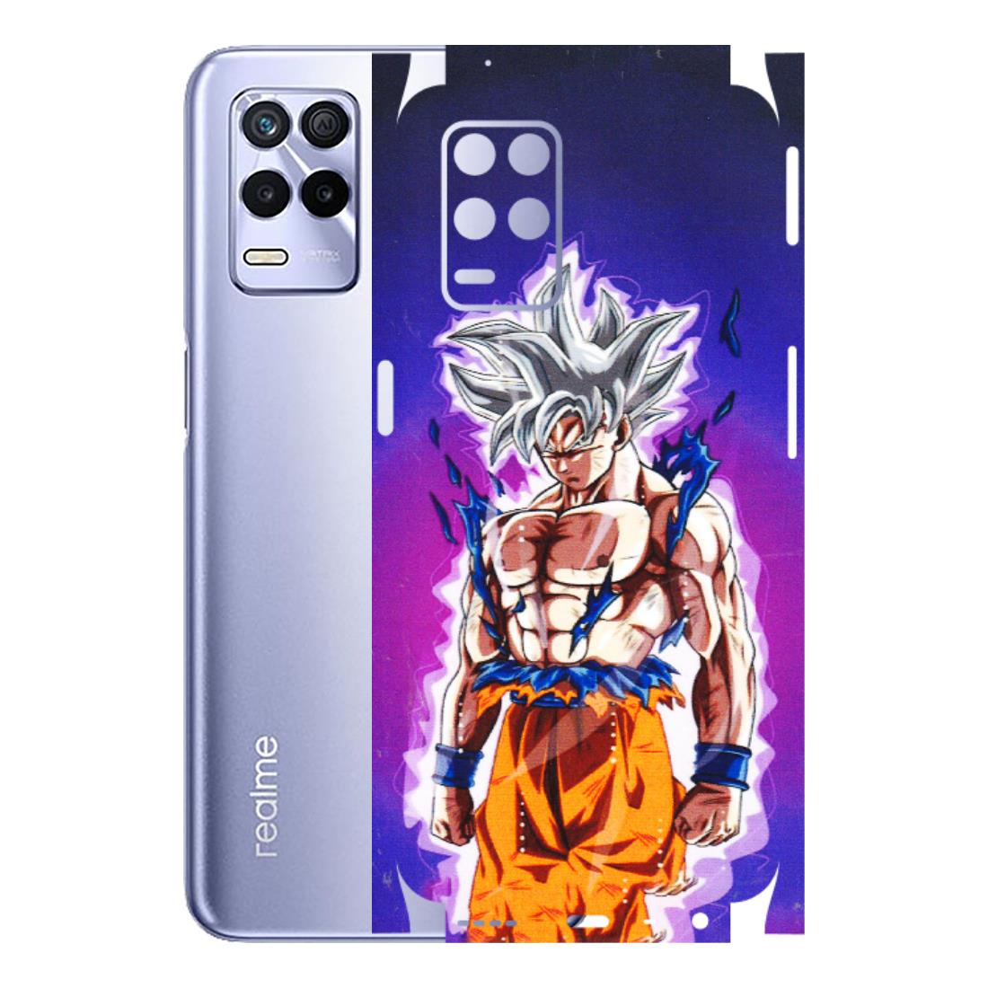 Realme Phone Skins (All Models) - Goku Purple Anime - 3D Embossed Finish (L-147) Realme 8S (5G)