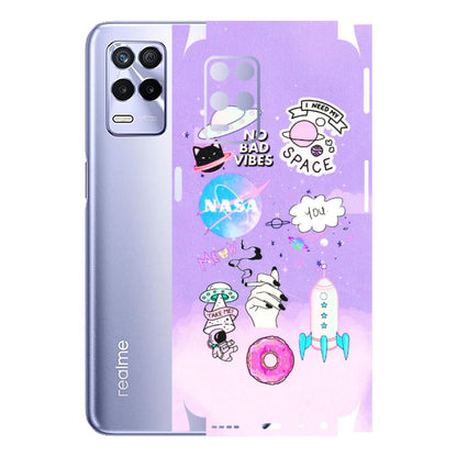 Realme Phone Skins (All Models) - I Need My Nasa   Skin - 3D Embossed Finish (L-149) Realme 8S (5G)