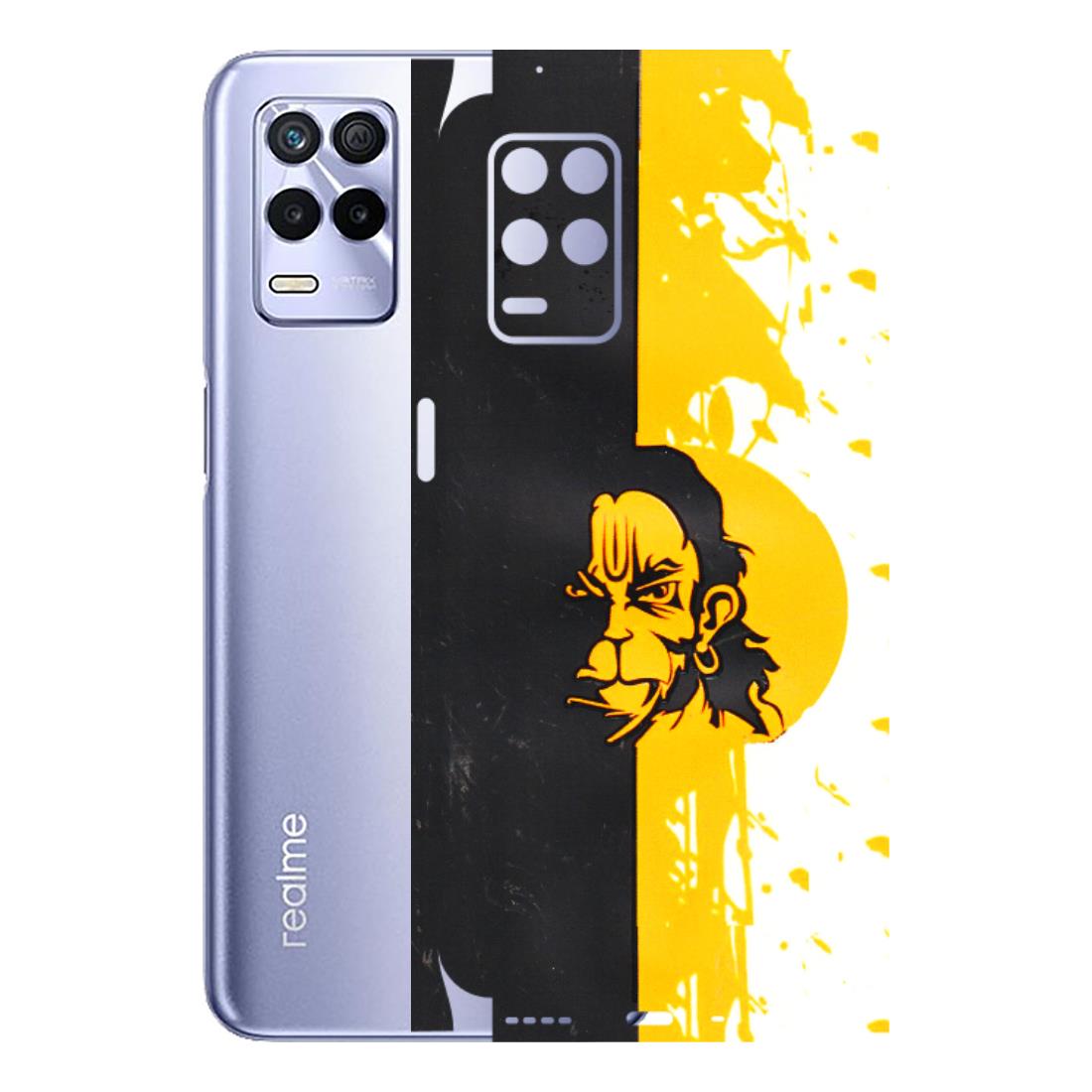Realme Phone Skins (All Models) - Bajrangbali - 3D Embossed Finish (L-151) Realme 8S (5G)