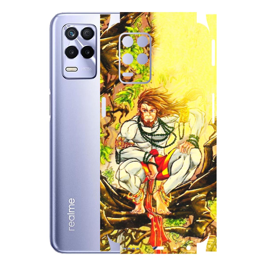 Realme Phone Skins (All Models) - Lord Hanuman - 3D Embossed Finish (L-152) Realme 8S (5G)