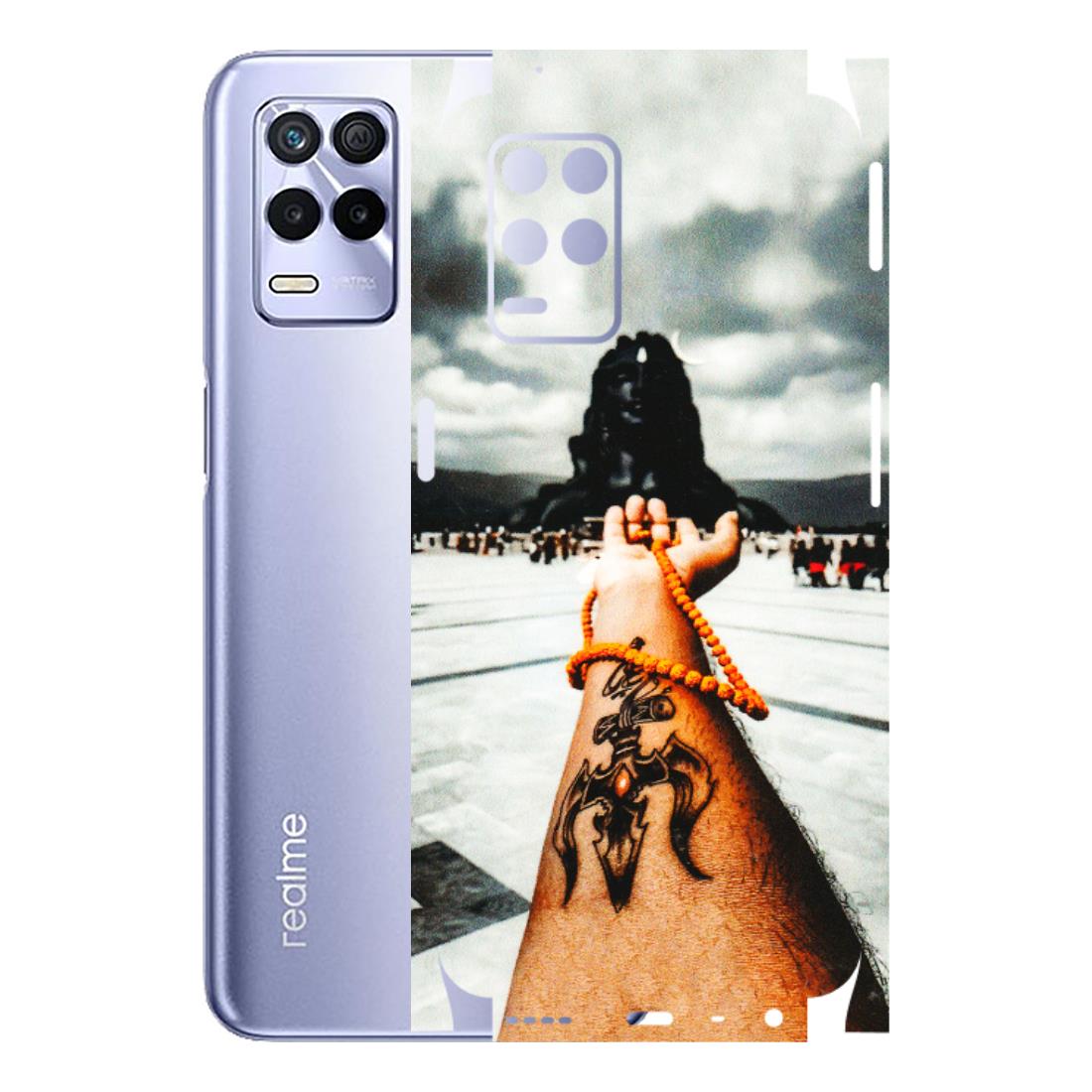 Realme Phone Skins (All Models) - Jai Adiyogi Mahakaal - 3D Embossed Finish (L-164) Realme 8S (5G)