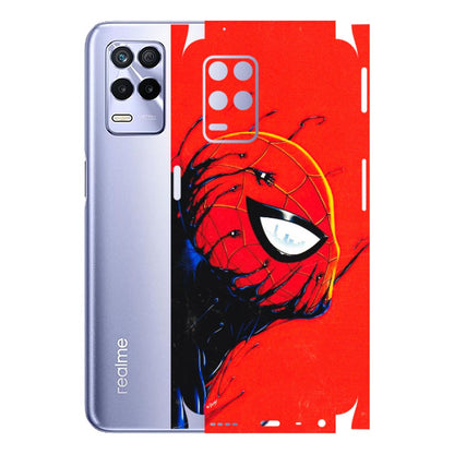 Realme Phone Skins (All Models) - Spiderman Face Venom - 3D Embossed Finish (L-165) Realme 8S (5G)