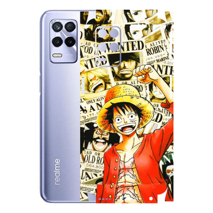 Realme Phone Skins (All Models) - Luffy Anime - 3D Embossed Finish (L-177) Realme 8S (5G)