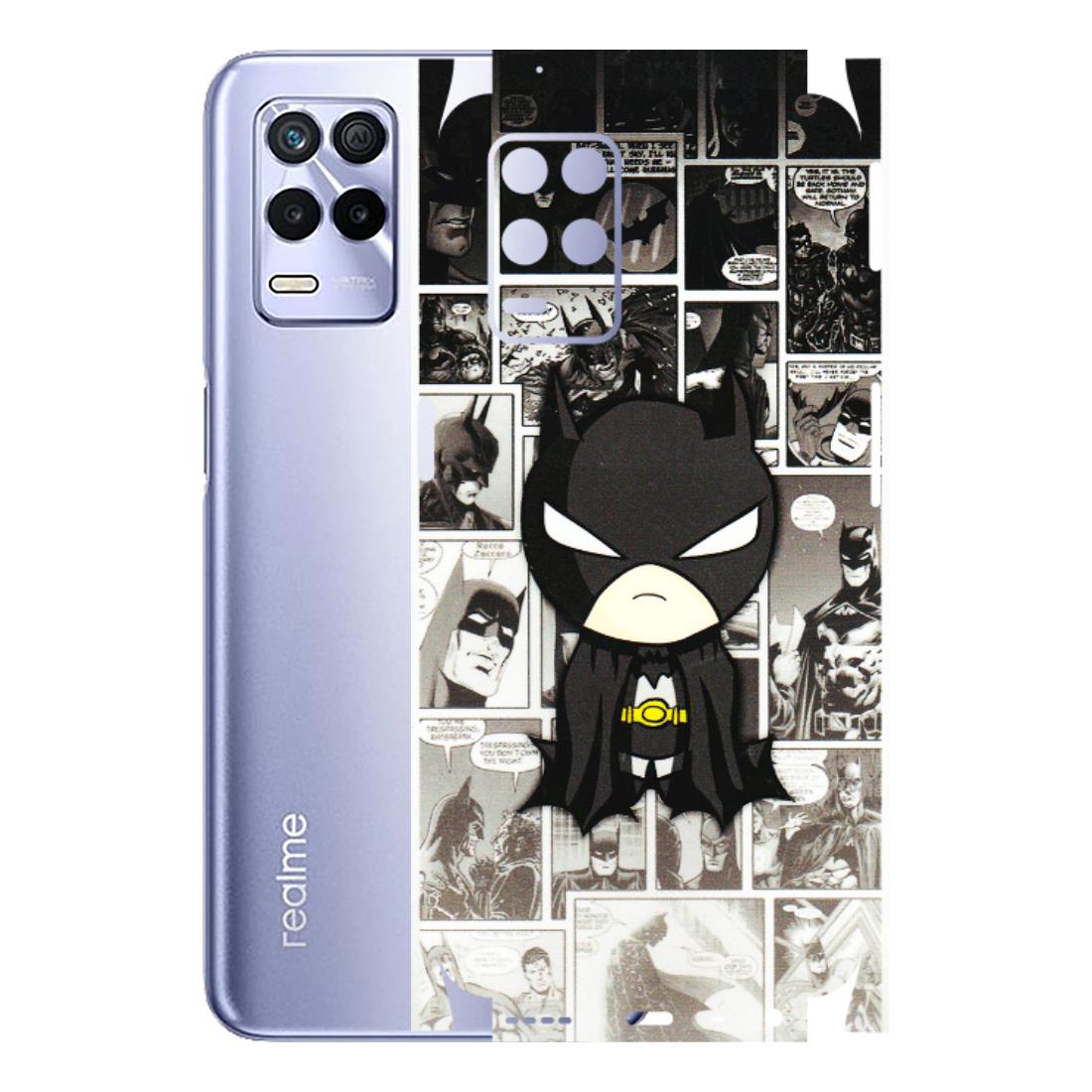 Realme Phone Skins (All Models) - Toon Batman - 3D Embossed Finish (L-182) Realme 8S (5G)