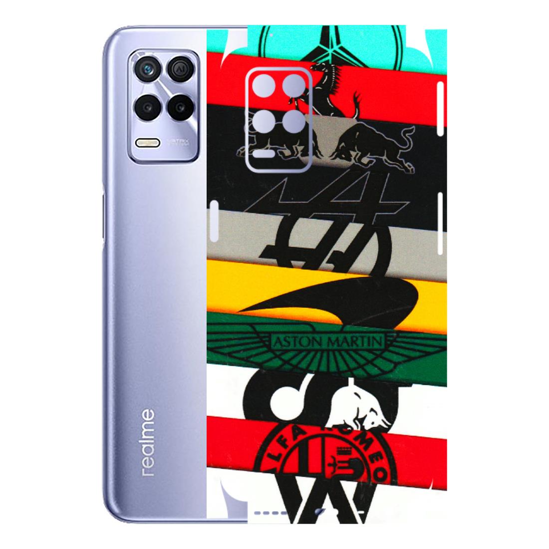 Realme Phone Skins (All Models) - Multi Designer Brands - 3D Embossed Finish (L-187) Realme 8S (5G)