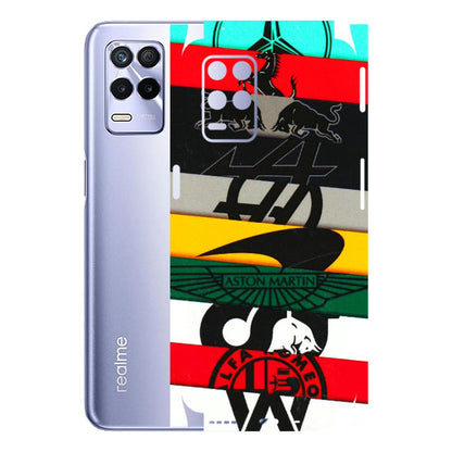 Realme Phone Skins (All Models) - Multi Designer Brands - 3D Embossed Finish (L-187) Realme 8S (5G)