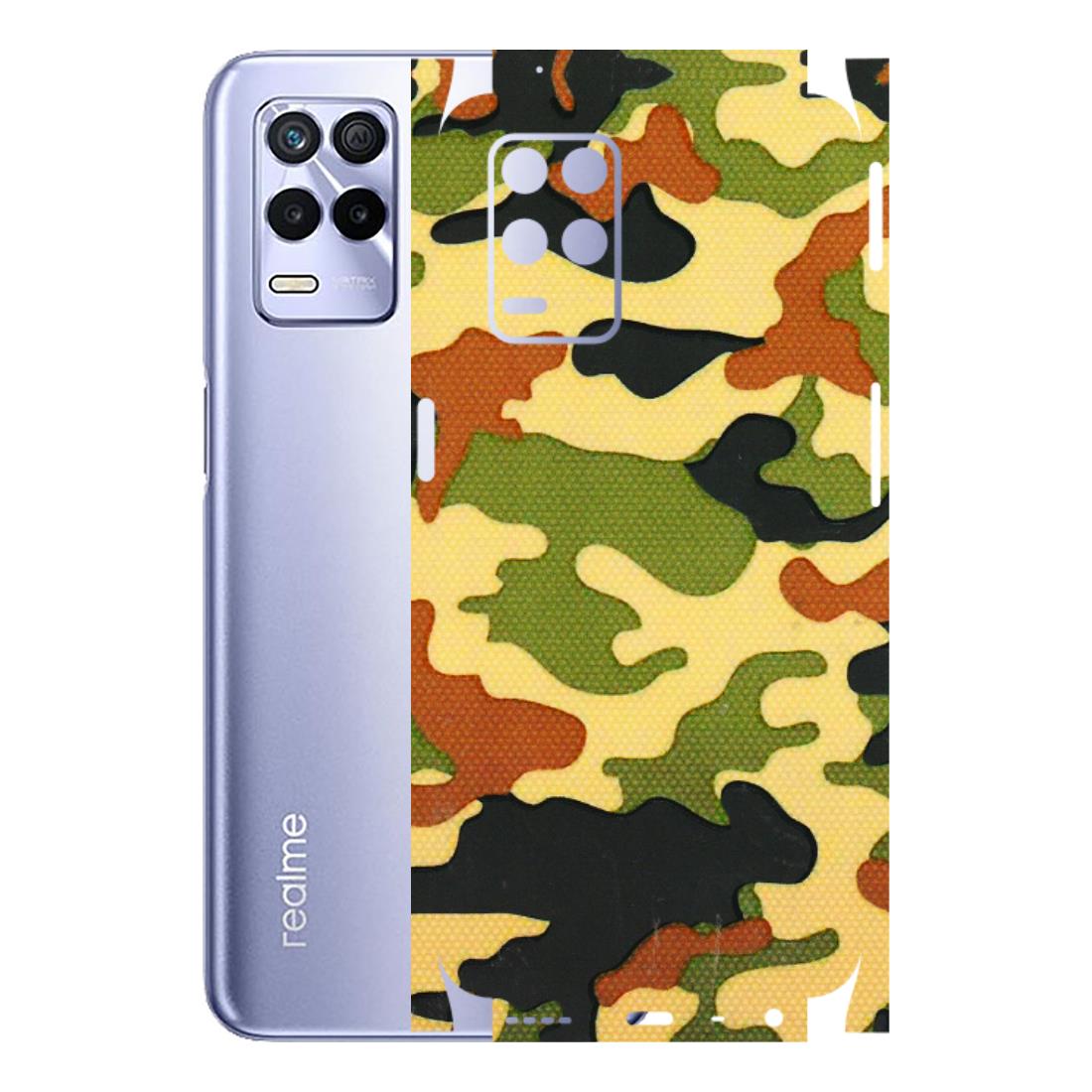 Realme Phone Skins (All Models) - Indian Military - 3D Embossed Finish (L-234) Realme 8S (5G)