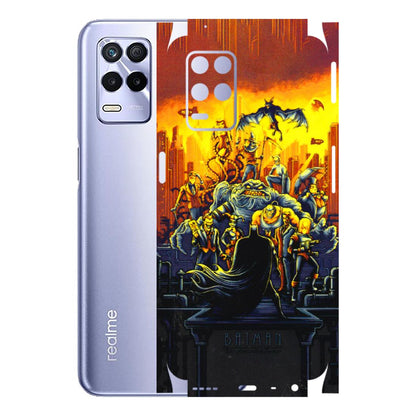 Realme Phone Skins (All Models) - Games Doodles - 3D Embossed Finish (L-24) Realme 8S (5G)