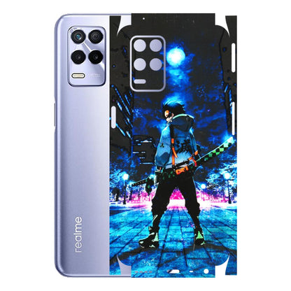 Realme Phone Skins (All Models) - Demon Slayer Sword - 3D Embossed Finish (L-247) Realme 8S (5G)