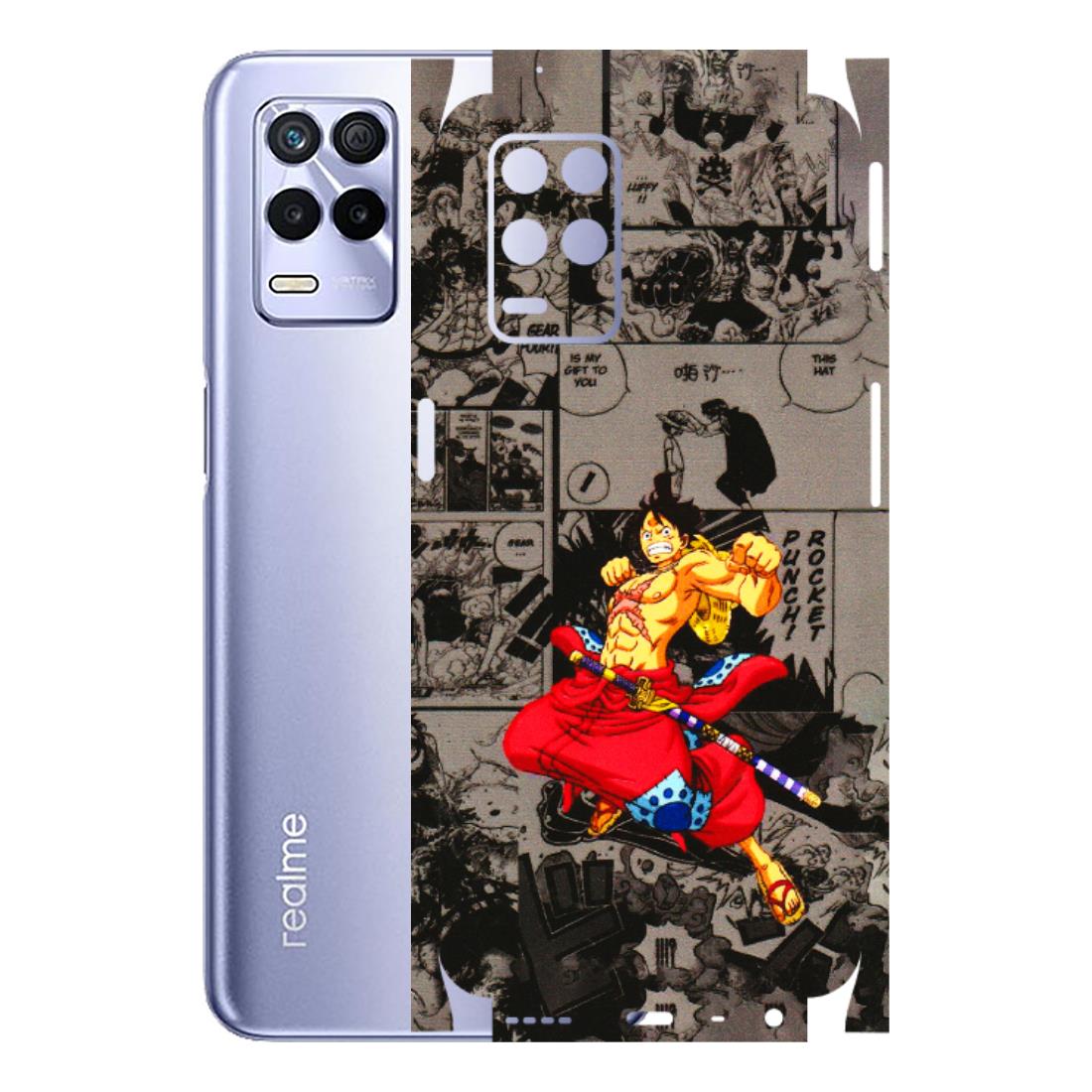 Realme Phone Skins (All Models) - One Piece Rocket Punch Manga - 3D Embossed Finish (L-25) Realme 8S (5G)