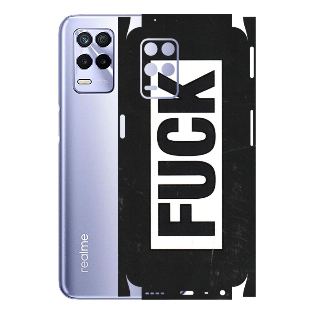 Realme Phone Skins (All Models) - The F Word - 3D Embossed Finish (L-255) Realme 8S (5G)