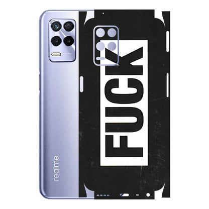 Realme Phone Skins (All Models) - The F Word - 3D Embossed Finish (L-255) Realme 8S (5G)