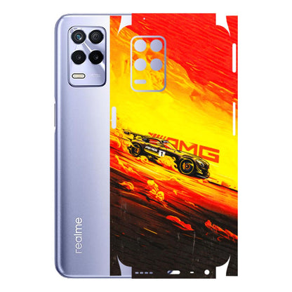 Realme Phone Skins (All Models) - AMG Car Speed Cover - 3D Embossed Finish (L-256) Realme 8S (5G)